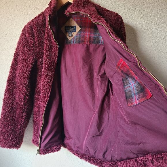 Pendleton Fuzzy Zip Jacket Women's Size Small - Picture 4 of 9